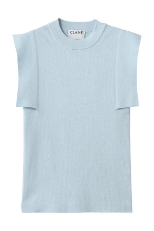 クラネ/CLANEのSQUARE SLEEVE KNIT TOPS(110300/110301)