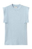 SQUARE SLEEVE KNIT TOPS