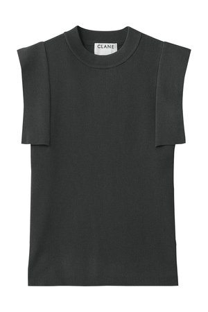 クラネ/CLANEのSQUARE SLEEVE KNIT TOPS(110300/110301)