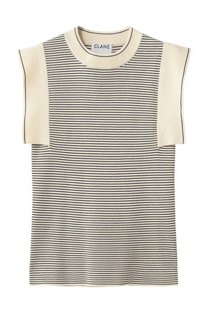 クラネ/CLANEのSQUARE SLEEVE KNIT TOPS(110300/110301)