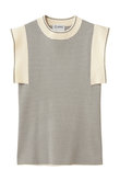 SQUARE SLEEVE KNIT TOPS