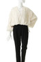 TOPSTITCHED FRILL BOLERO クラネ/CLANE