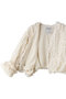 TOPSTITCHED FRILL BOLERO クラネ/CLANE