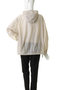 CRINKLED SHEER NYLON ZIP UP HOODIE クラネ/CLANE