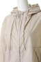 CRINKLED SHEER NYLON ZIP UP HOODIE クラネ/CLANE