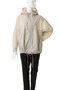 CRINKLED SHEER NYLON ZIP UP HOODIE クラネ/CLANE