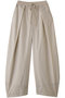 CRINKLED SHEER NYLON PANTS クラネ/CLANE BEIGE