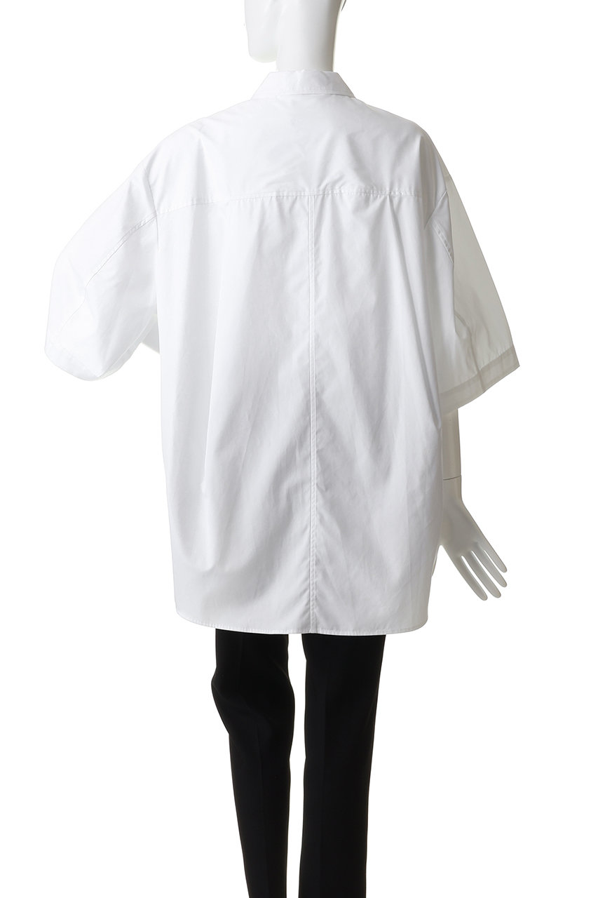 CLANE(クラネ)｜HALF SLEEVE HUGE SHIRTS/WHITE の通販｜ELLESHOP