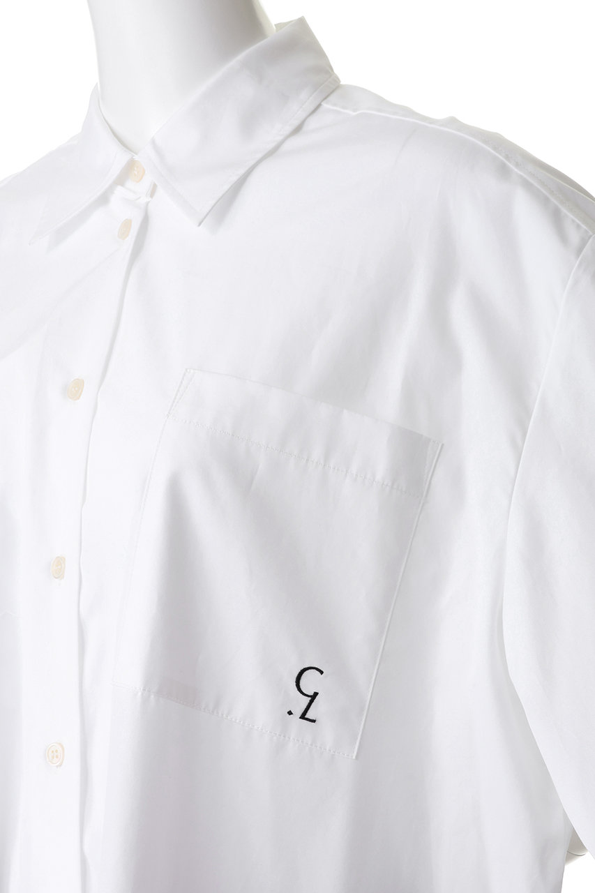 CLANE(クラネ)｜HALF SLEEVE HUGE SHIRTS/WHITE の通販｜ELLESHOP
