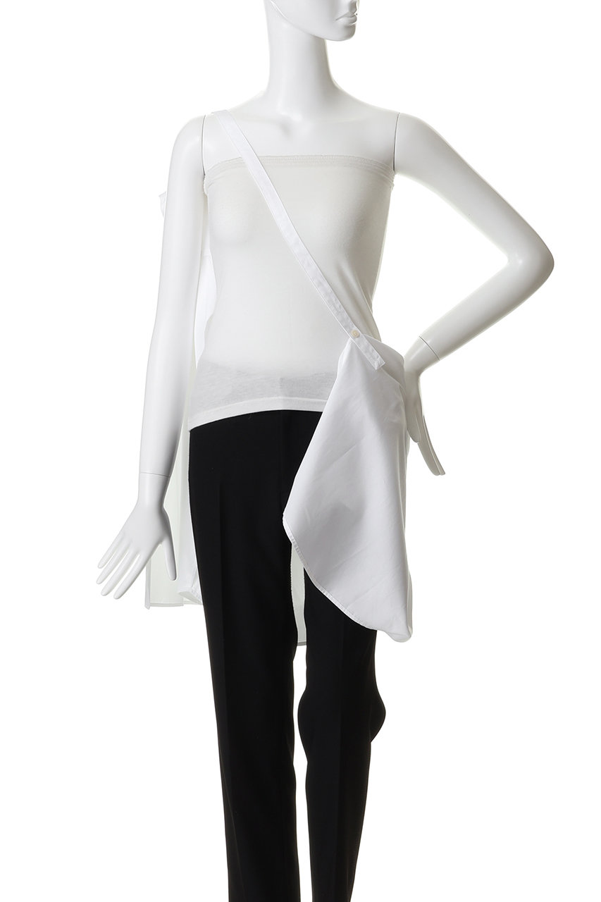 CLANE(クラネ)｜HALF SLEEVE HUGE SHIRTS/WHITE の通販｜ELLESHOP