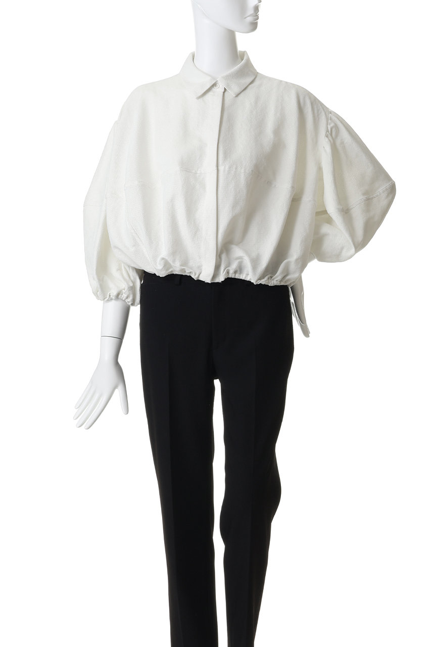 CLANE(クラネ)｜DAD SHORT BALLOON BLOUSON/IVORY の通販｜ELLESHOP