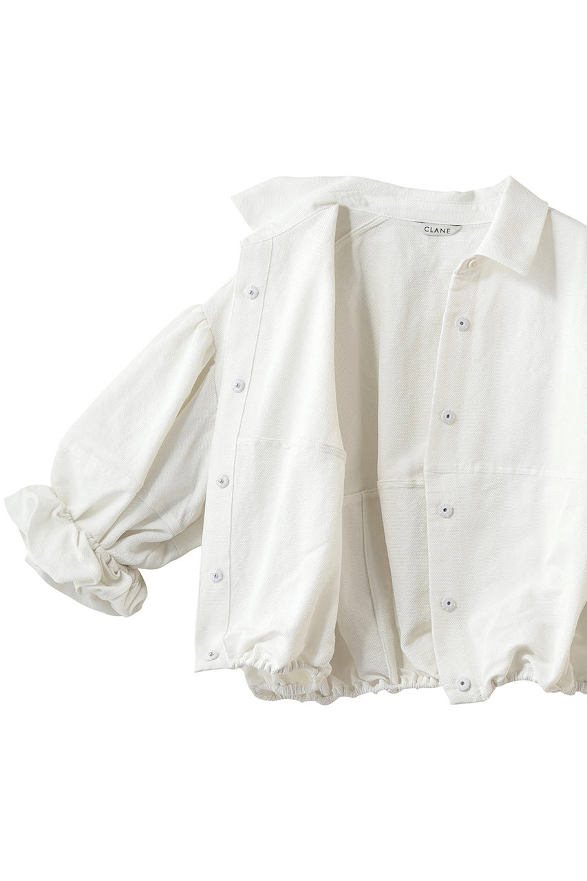CLANE(クラネ)｜DAD SHORT BALLOON BLOUSON/IVORY の通販｜ELLESHOP