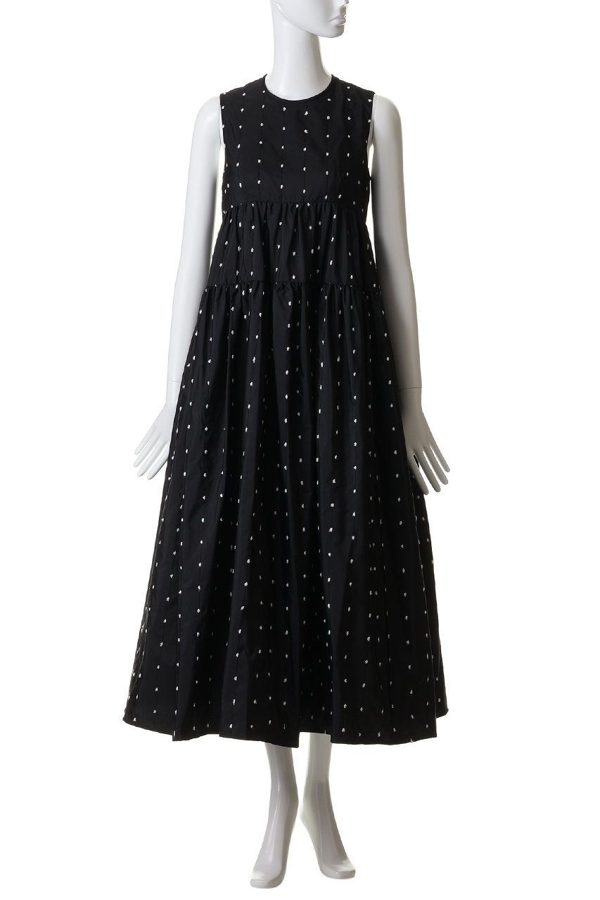 CLANE(クラネ)｜DOT TIERED VOLUME ONEPIECE/MIX の通販｜ELLESHOP