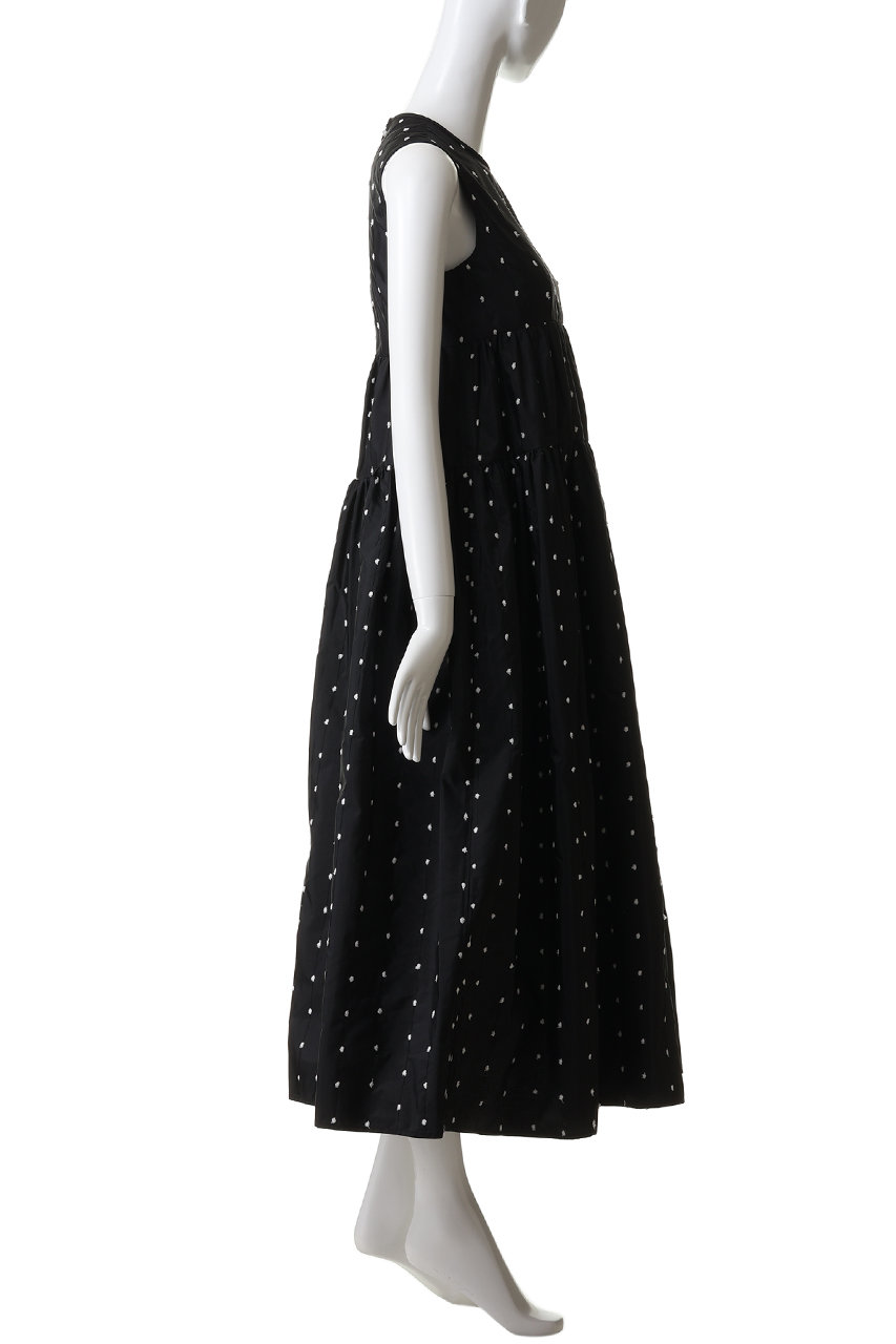 CLANE(クラネ)｜DOT TIERED VOLUME ONEPIECE/MIX の通販｜ELLESHOP