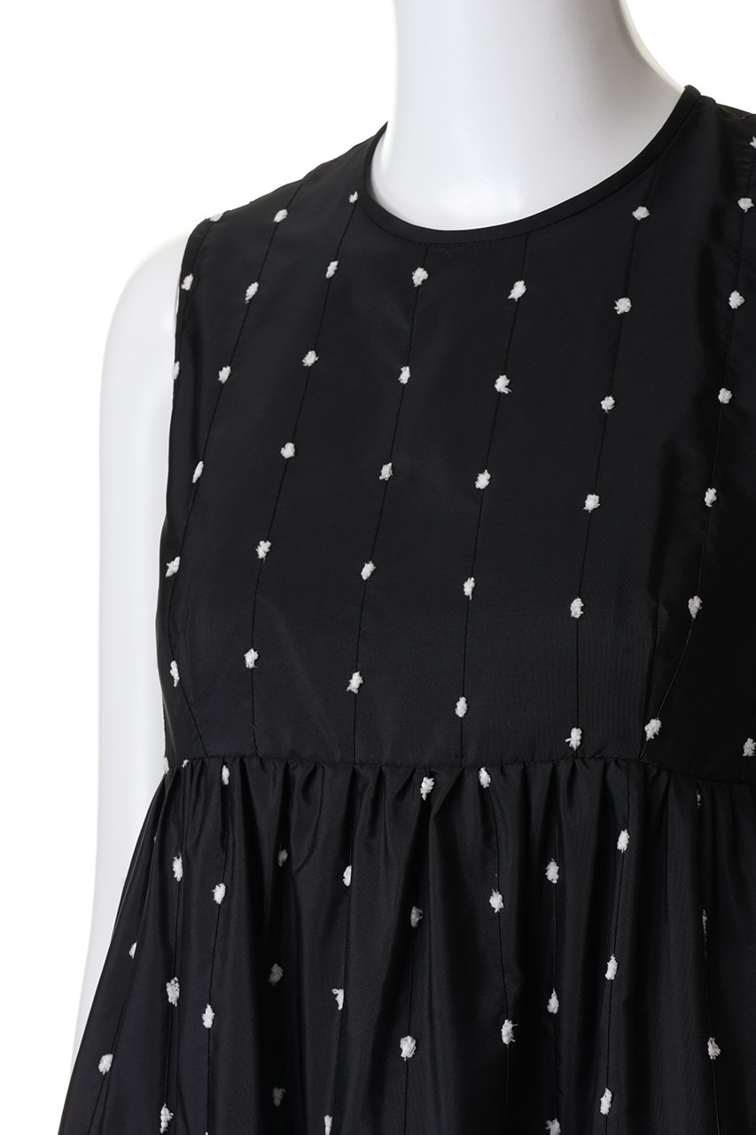 CLANE(クラネ)｜DOT TIERED VOLUME ONEPIECE/MIX の通販｜ELLESHOP