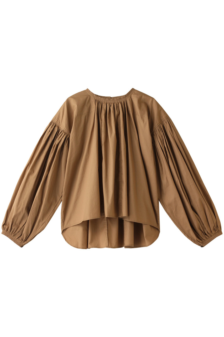 SALE 【40%OFF】 CLANE クラネ BALLOON PLEAT TOPS/ブラウス ベージュ