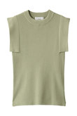 SQUARE SLEEVE KNIT TOPS/トップス