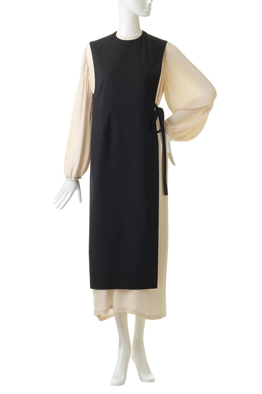 Clane クラネ 3way Thin Pleat One Piece ワンピース アイボリー の通販 Elleshop エル ショップ