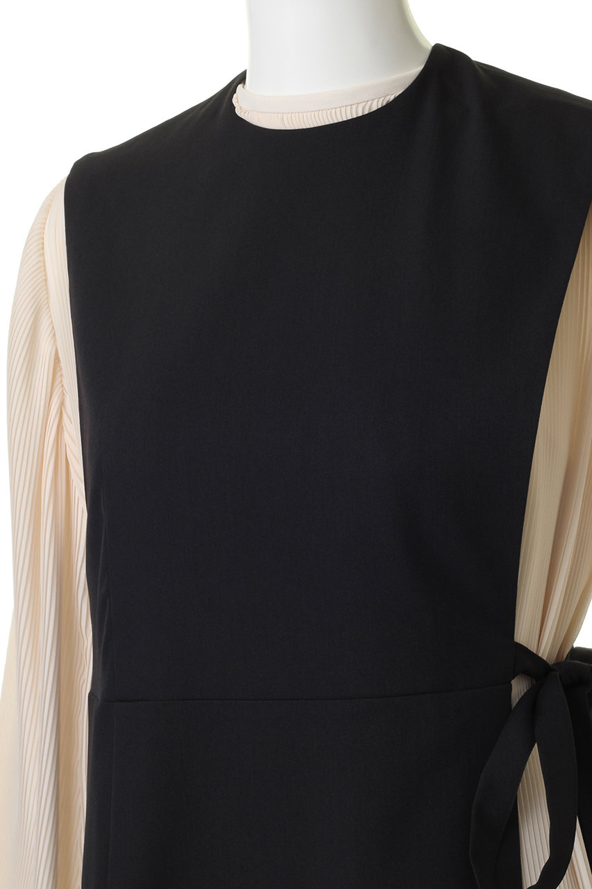 Clane クラネ 3way Thin Pleat One Piece ワンピース アイボリー の通販 Elleshop エル ショップ