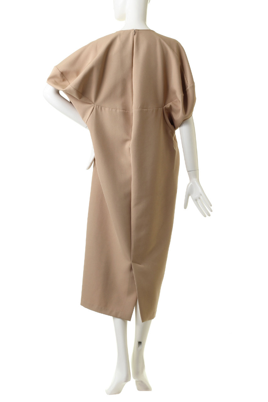 Clane クラネ Lantern Sleeve One Piece ワンピース ベージュ の通販 Elleshop エル ショップ