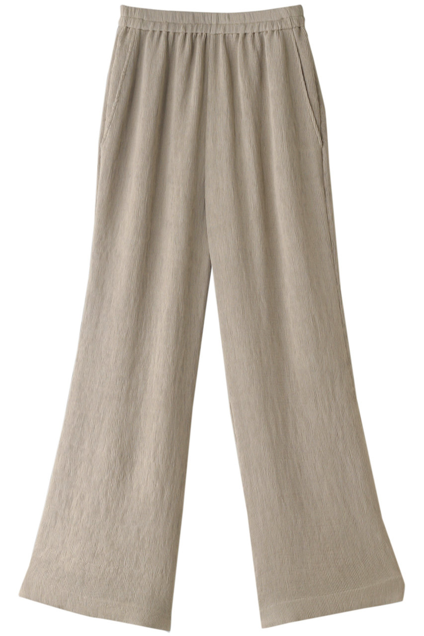 CLANE クラネ VERTICAL JACQUARD LOOSE PANTS / パンツ IVORY