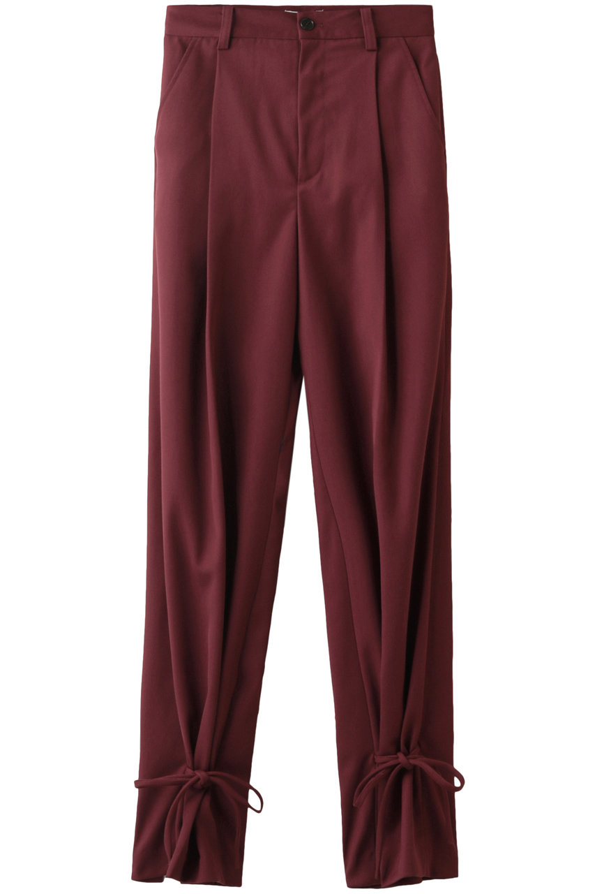 CLANE クラネ HEM SQUEEZ 2WAY PANTS / パンツ BORDEAUX