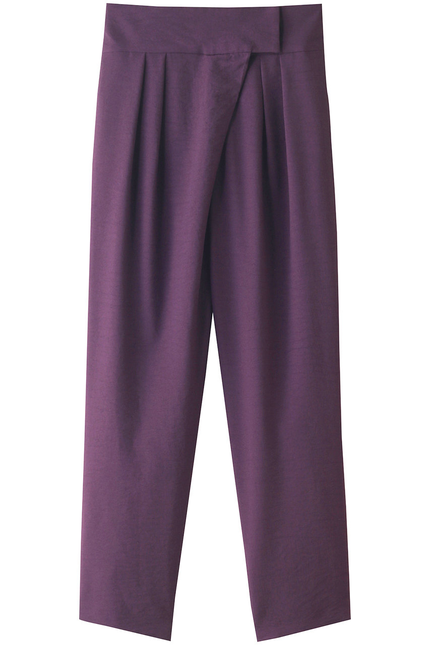 CLANE クラネ OVERLAP TUCK PANTS / パンツ PURPLE