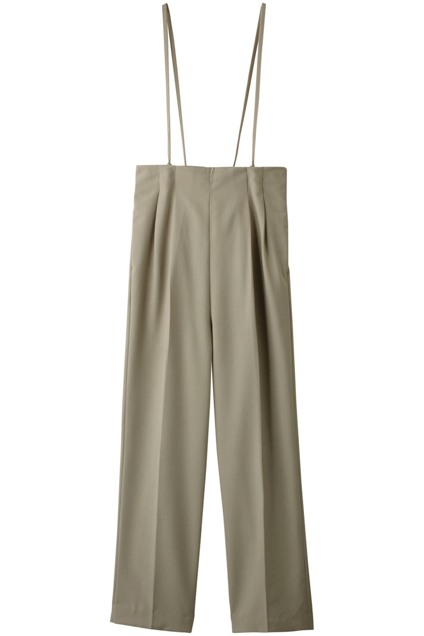 CLANE クラネ 2WAY SUSPENDER PANTS / パンツ MOSS GREEN