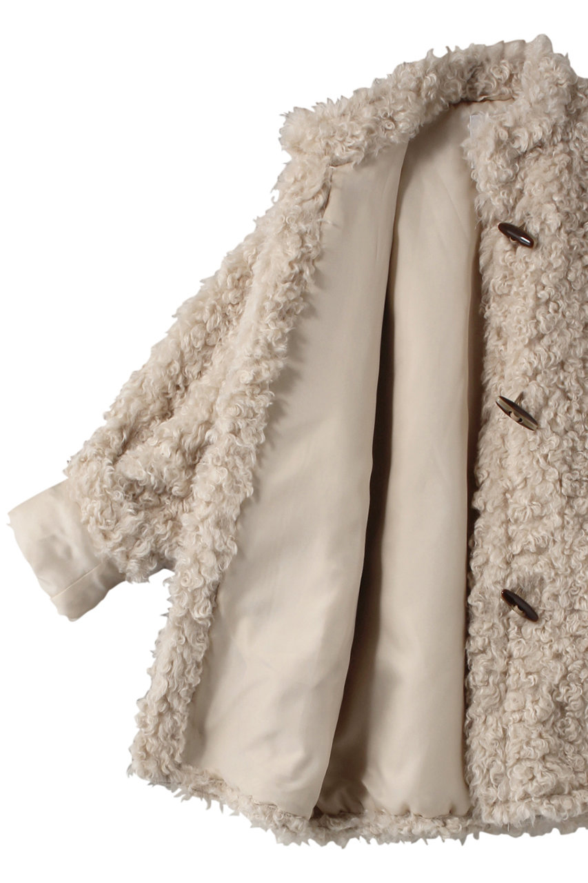 CLANE(クラネ)｜CURL FUR SHORT COAT / コート/IVORY の通販｜ELLESHOP