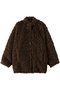 CURL FUR SHORT COAT / コート クラネ/CLANE BROWN