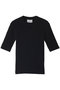 H/N RIB KNIT TOPS / ニット/セーター クラネ/CLANE BLACK