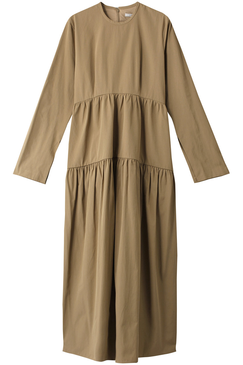 Clane クラネ Tiered One Piece ベージュ の通販 Elleshop エル ショップ