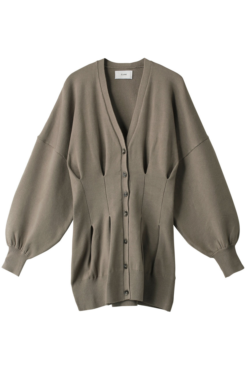 CLANE(クラネ)｜WAIST SHAPE DOLMAN CARDIGAN ニット/ベージュ の通販 ...