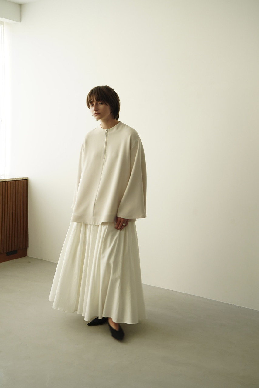 CLANE(クラネ)｜VOLUME MAXI SKIRT スカート/ホワイト の通販