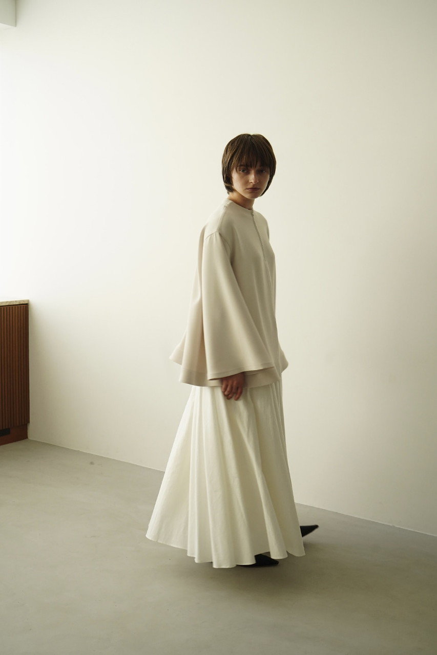 CLANE(クラネ)｜VOLUME MAXI SKIRT スカート/ホワイト の通販