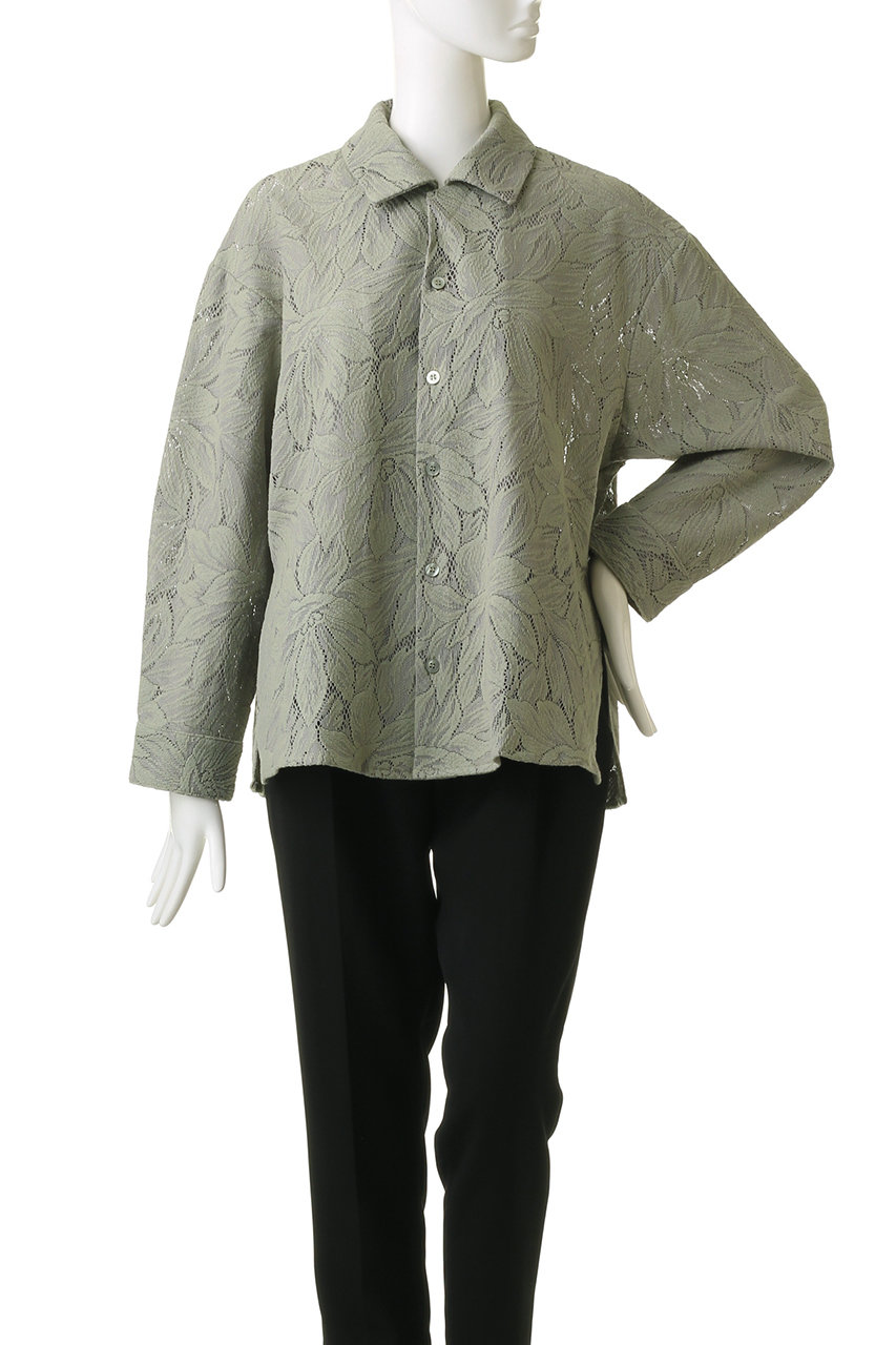 CLANE CURTAIN LACE SLIT SHIRT【アイボリー】 | skisharp.com