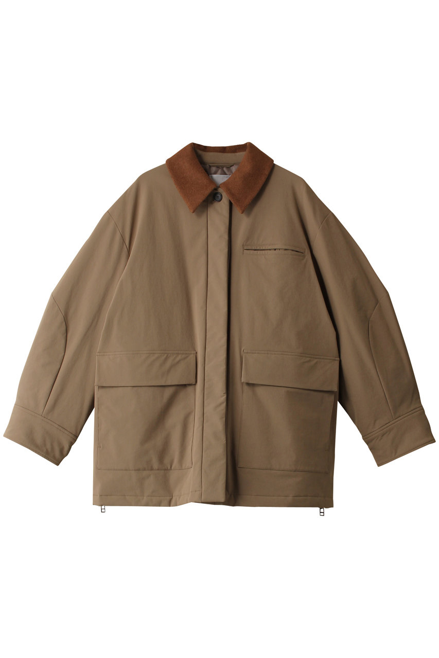 ＜ELLE SHOP＞ CLANE OVER QUILTING HUNTING JACKET/ジャケット (BEIGE 1) クラネ ELLE SHOP