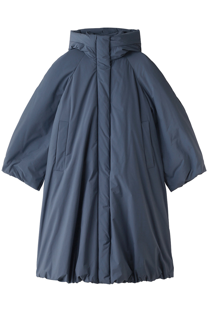 CLANE BALLOON HOODIE LONG DOWN COAT/コート (BLUE, 1) クラネ ELLE SHOP