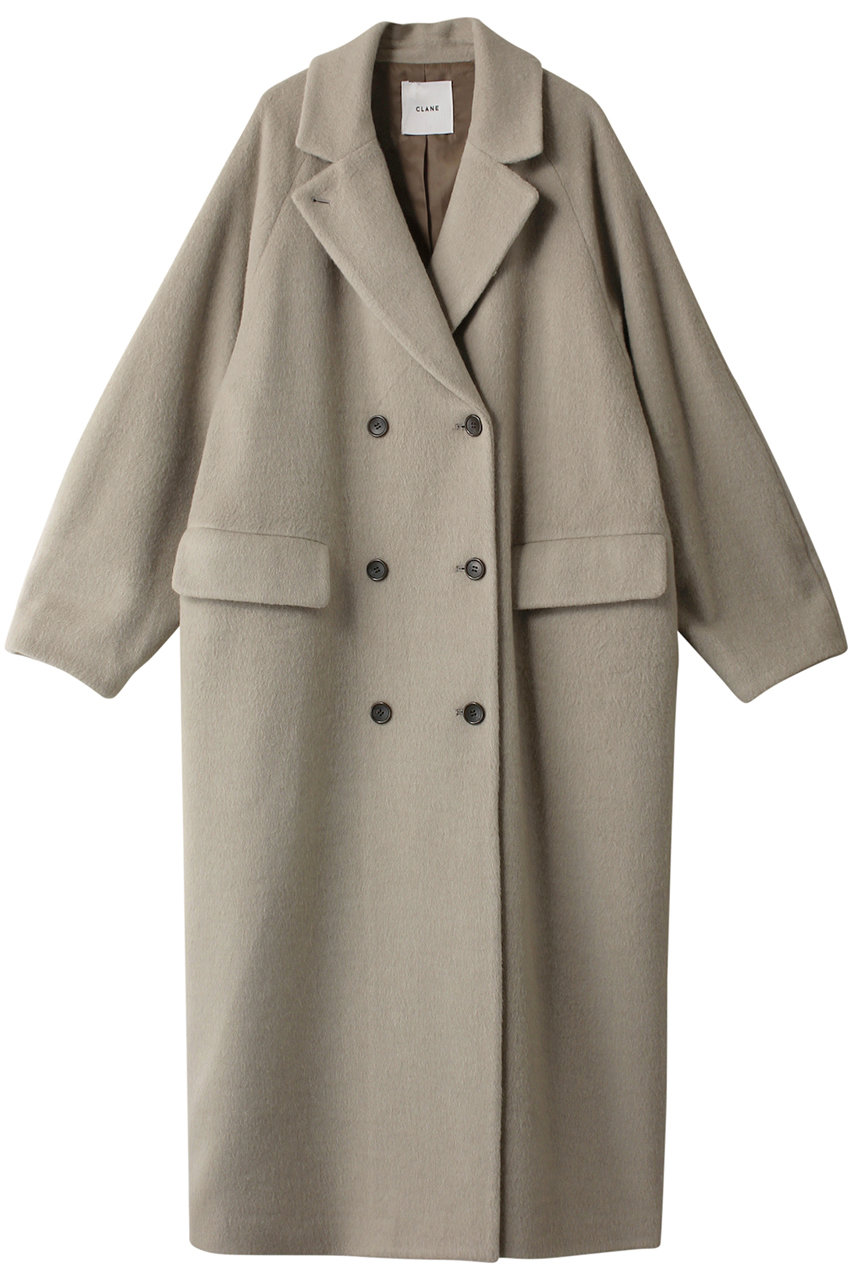 CLANEクラネDOUBLE WOOL LONG COAT １ - ロングコート