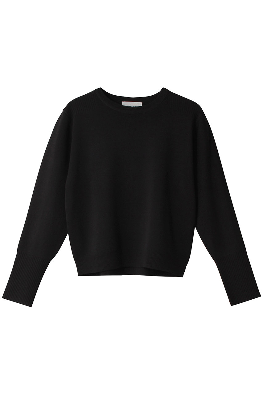 CLANE BASIC COMPACT KNIT TOPS/トップス (BLACK, 2) クラネ ELLE SHOP CLANE BASIC COMPACT KNIT TOPS/トップス (BLACK, 2) クラネ ELLE SHOP