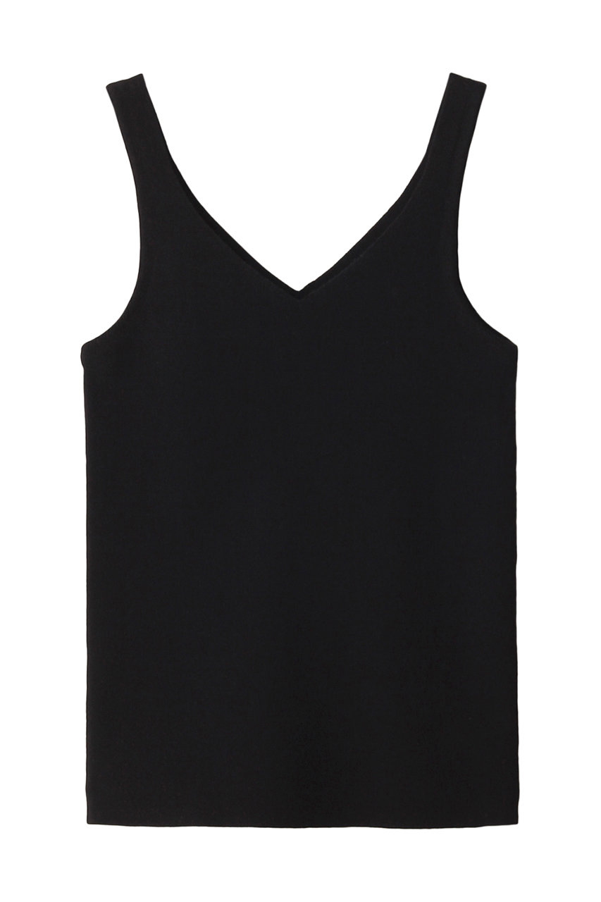 クラネ/CLANEのV/N TIGHT LONG TANK TOPS/トップス(BLACK/16106-2132)