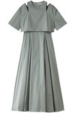 CLANE(クラネ)｜SLASH SHOULDER ONEPIECE/ワンピース/IVORY の