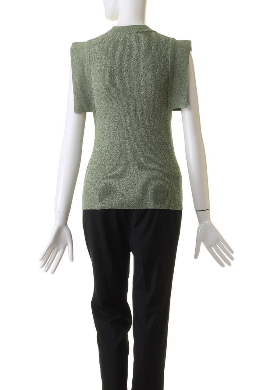 CLANE(クラネ)｜SQUARE SLEEVE KNIT TOPS/トップス/IVORY の通販