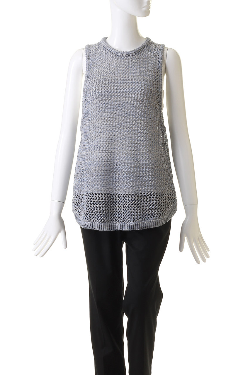 セール】ROUND MESH KNIT TOPS（ニット/セーター）｜CLANE