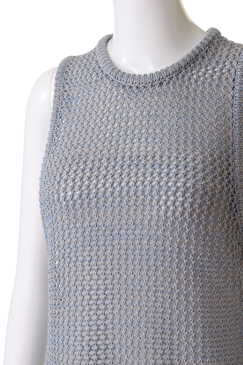 セール】ROUND MESH KNIT TOPS（ニット/セーター）｜CLANE