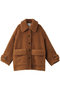 RIDGE POCKET BOA OVER COAT ジャケット クラネ/CLANE BEIGE