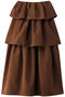 FRILL TIERED SKIRT スカート クラネ/CLANE BROWN