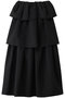 FRILL TIERED SKIRT スカート クラネ/CLANE BLACK