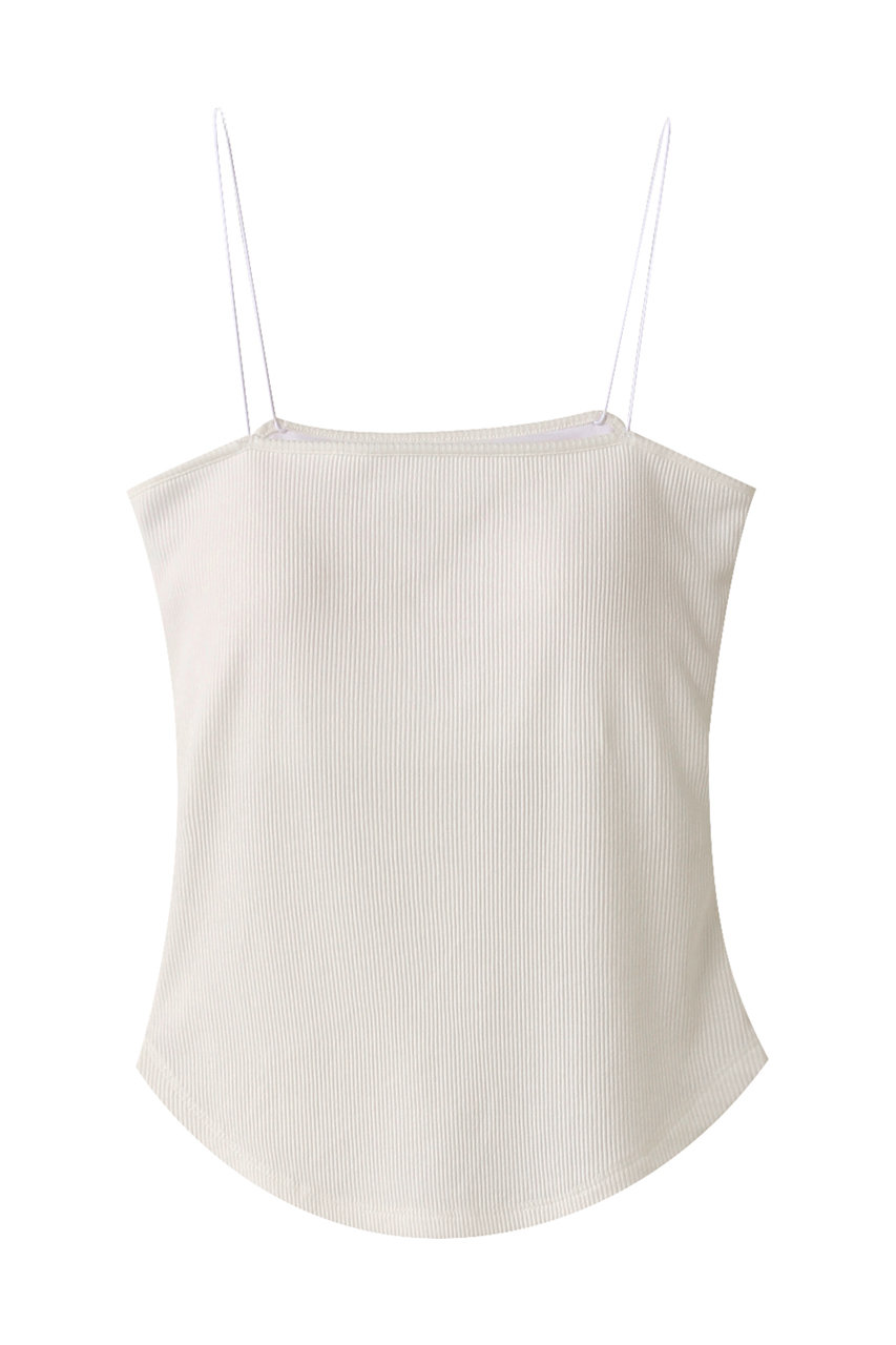 クラネ/CLANEのTHIN CODE CAMISOLE/キャミソール(WHITE/16105-1112)