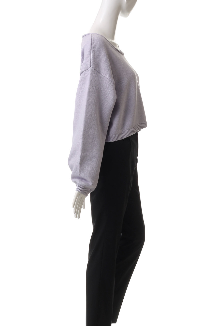 CLANE(クラネ)|ROLL NECK SHORT KNIT TOPS/ニット/IVORY の通販 CLANE(クラネ)|ROLL NECK SHORT KNIT TOPS/ニット/IVORY の通販